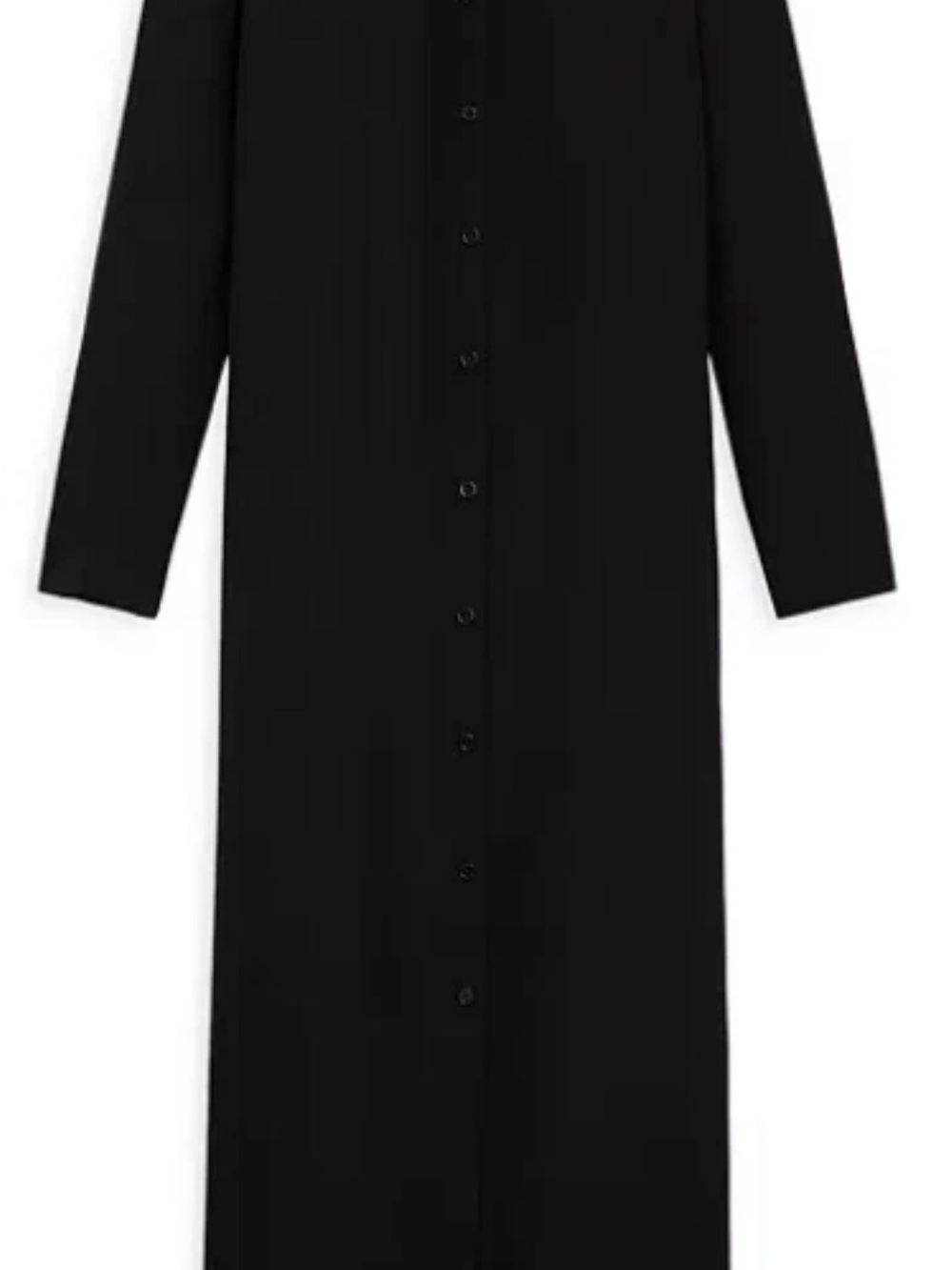 The Kooples Black Glam Shirt Dress